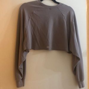 aloyoga crop pullover